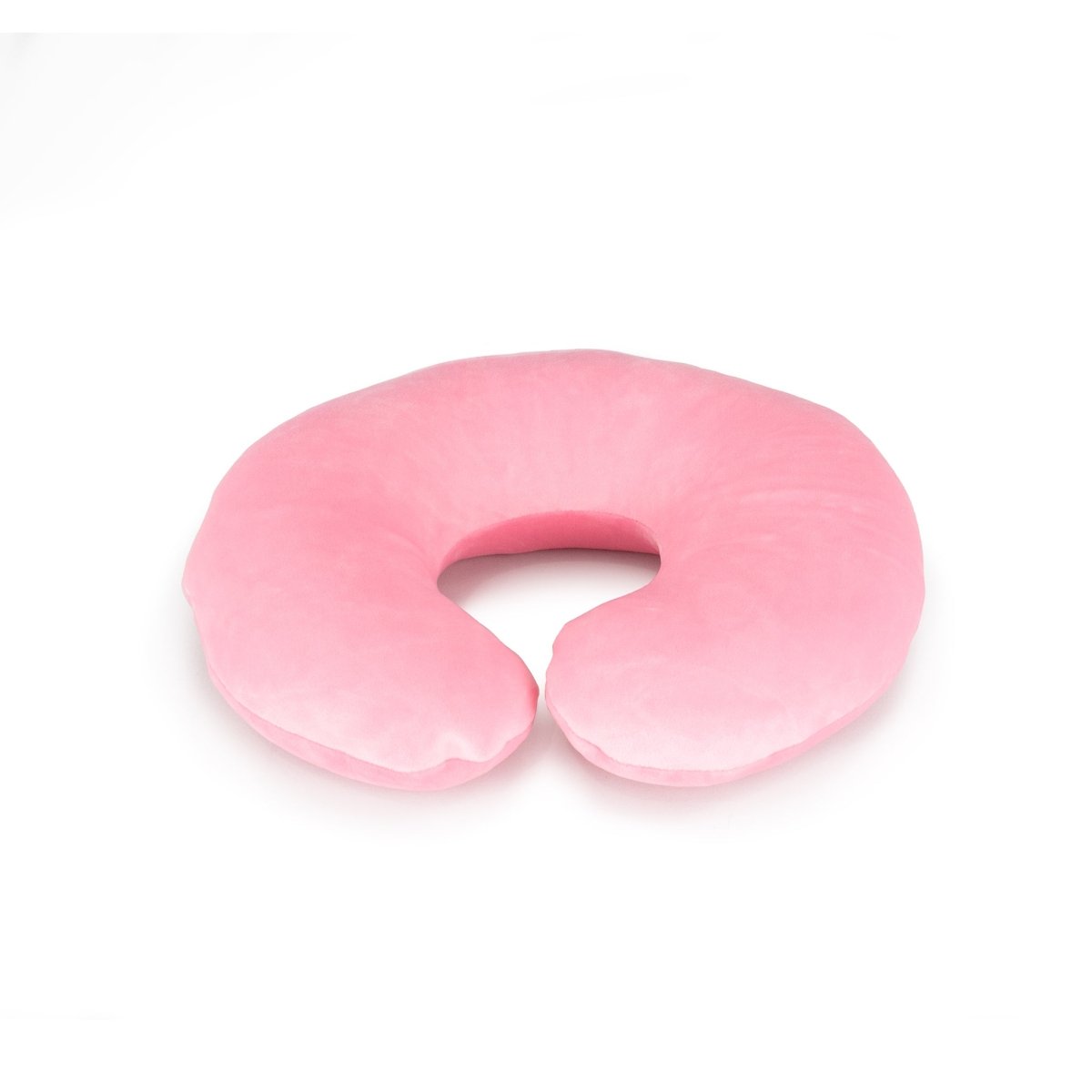 The Starlight Kandy Kat 2-in-1 Travel U-Neck Pillow, a cozy pink travel pillow made from high-quality materials, is displayed on a white background.