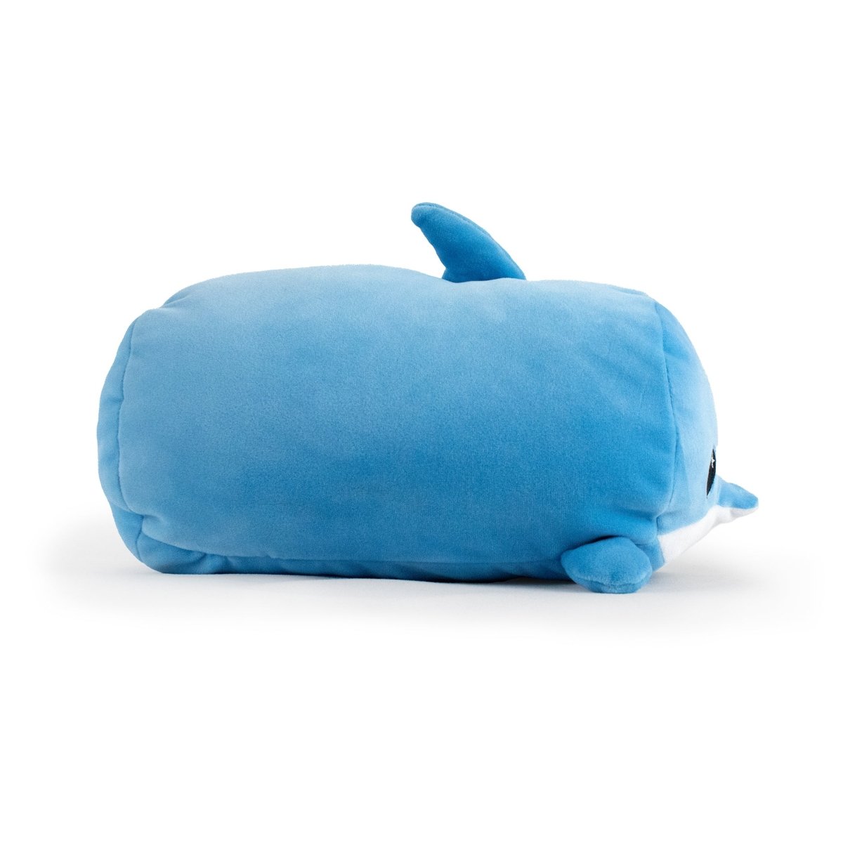 Blue Dolphin soft plush stuffed animal pillow plushie for cuddling and sleeping