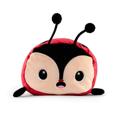 Red Ladybug soft plush stuffed animal pillow plushie for cuddling and sleeping