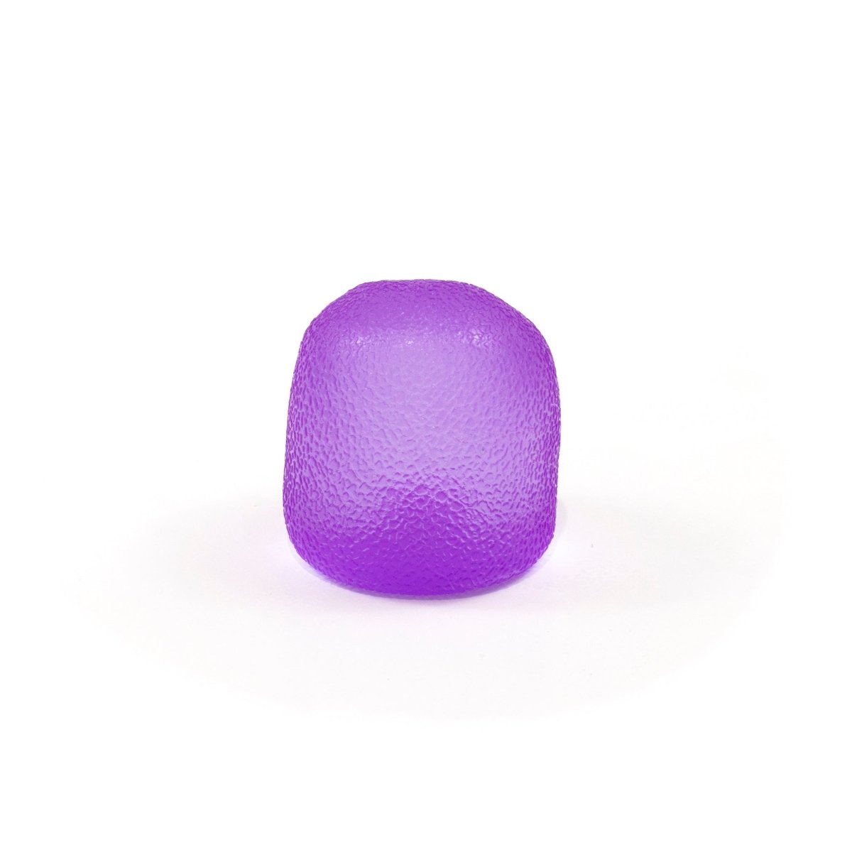A single, semi-transparent purple Sugah-mals Gumdrop from Bubblegum's Favorite Toy, shaped like a bumpy maltose cube, sits on a plain white background.
