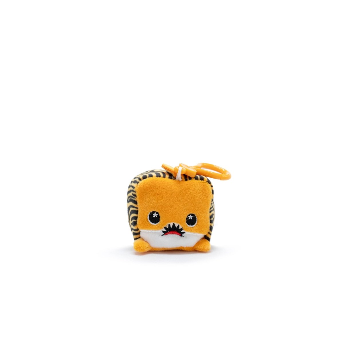 Mac the Tiger Square Plush Clip-On