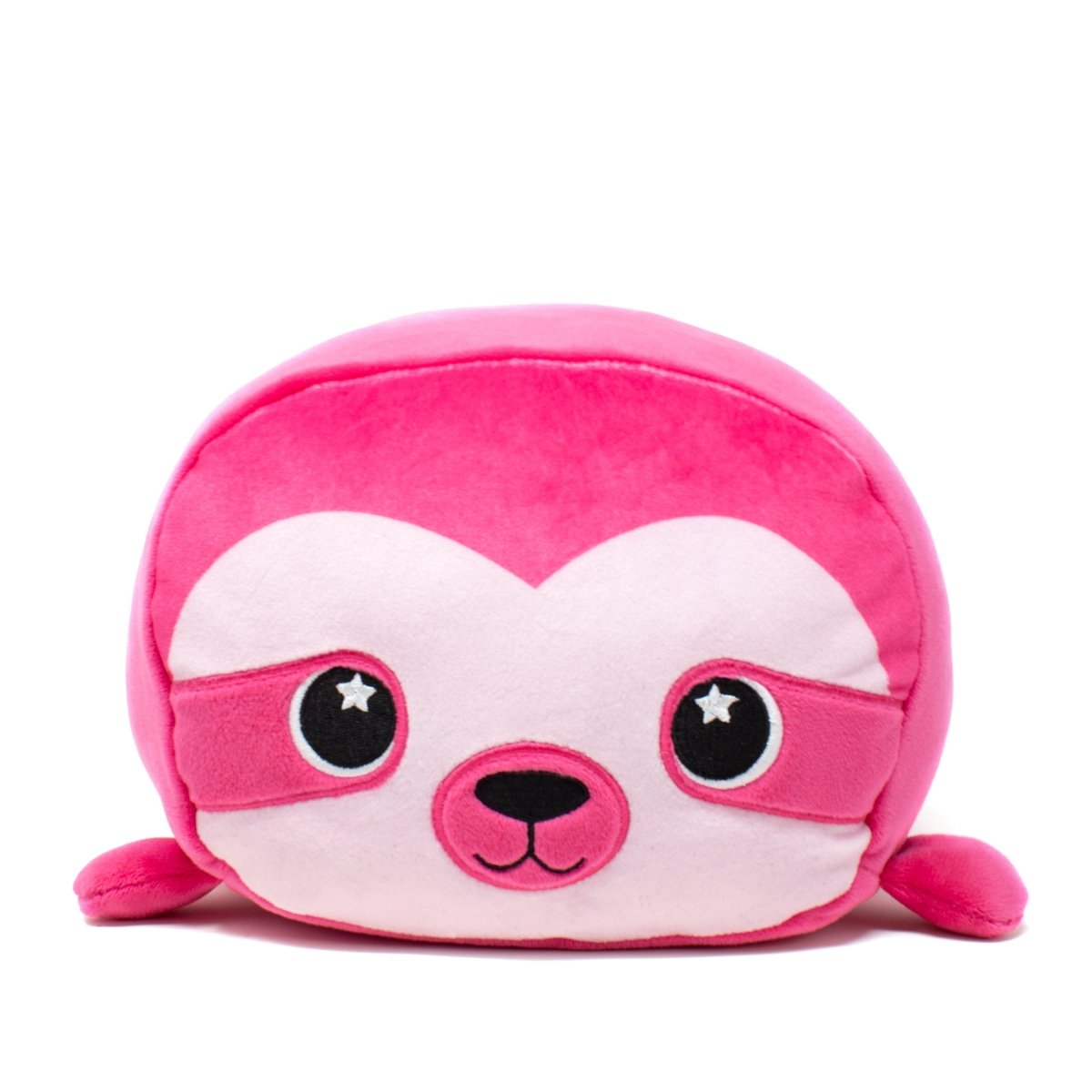 Pink Sloth Stuffed Animal with Stars in Eyes