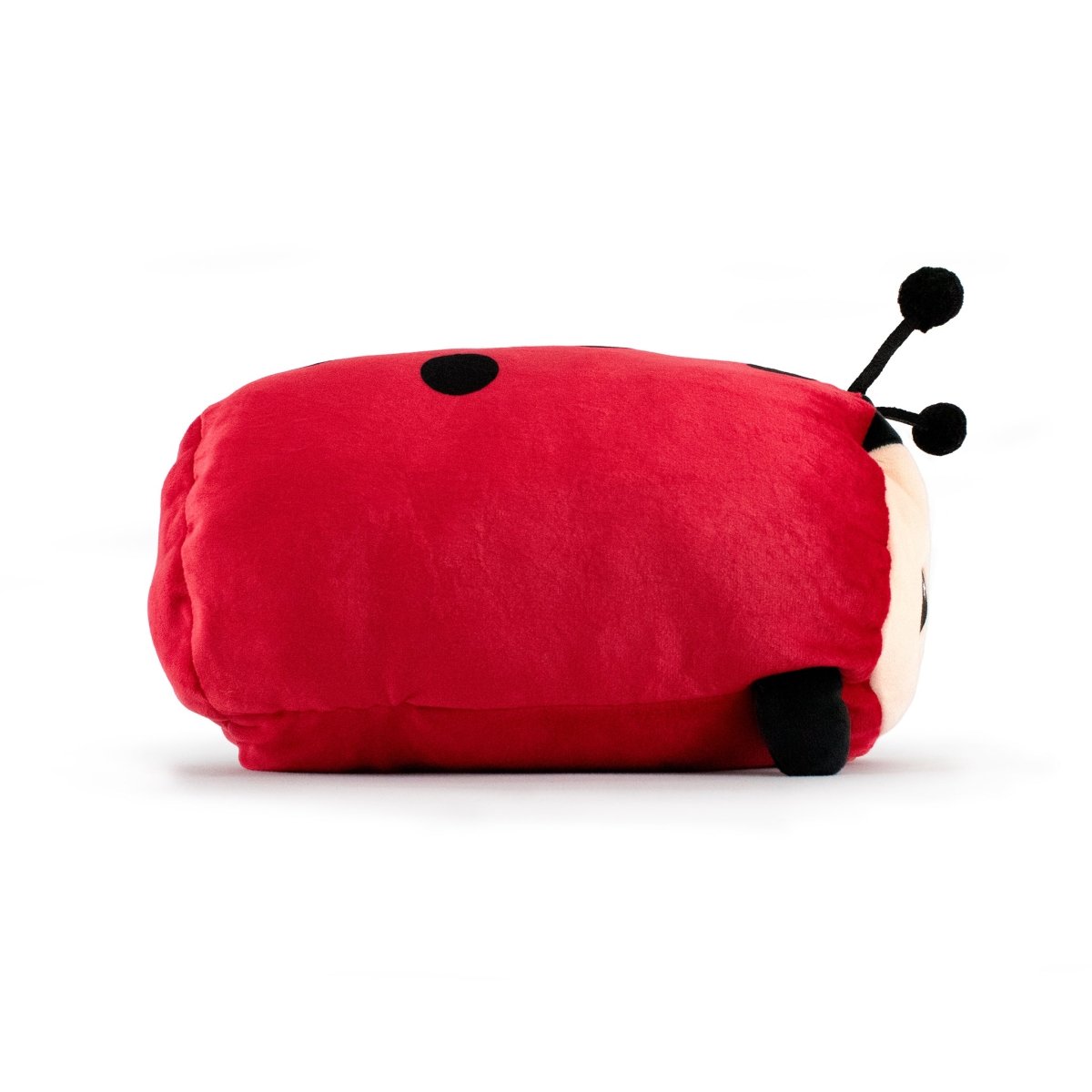 Red Ladybug soft plush stuffed animal pillow plushie for cuddling and sleeping