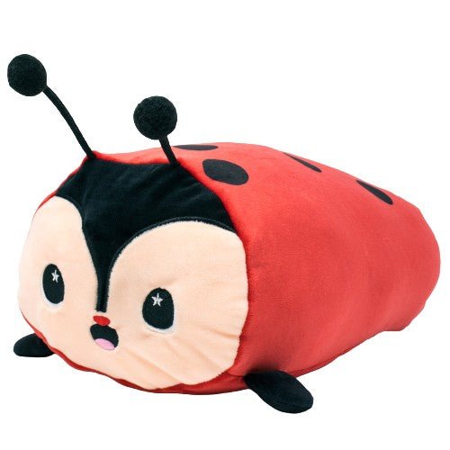 Red Ladybug Stuffed Animal with Black Dots