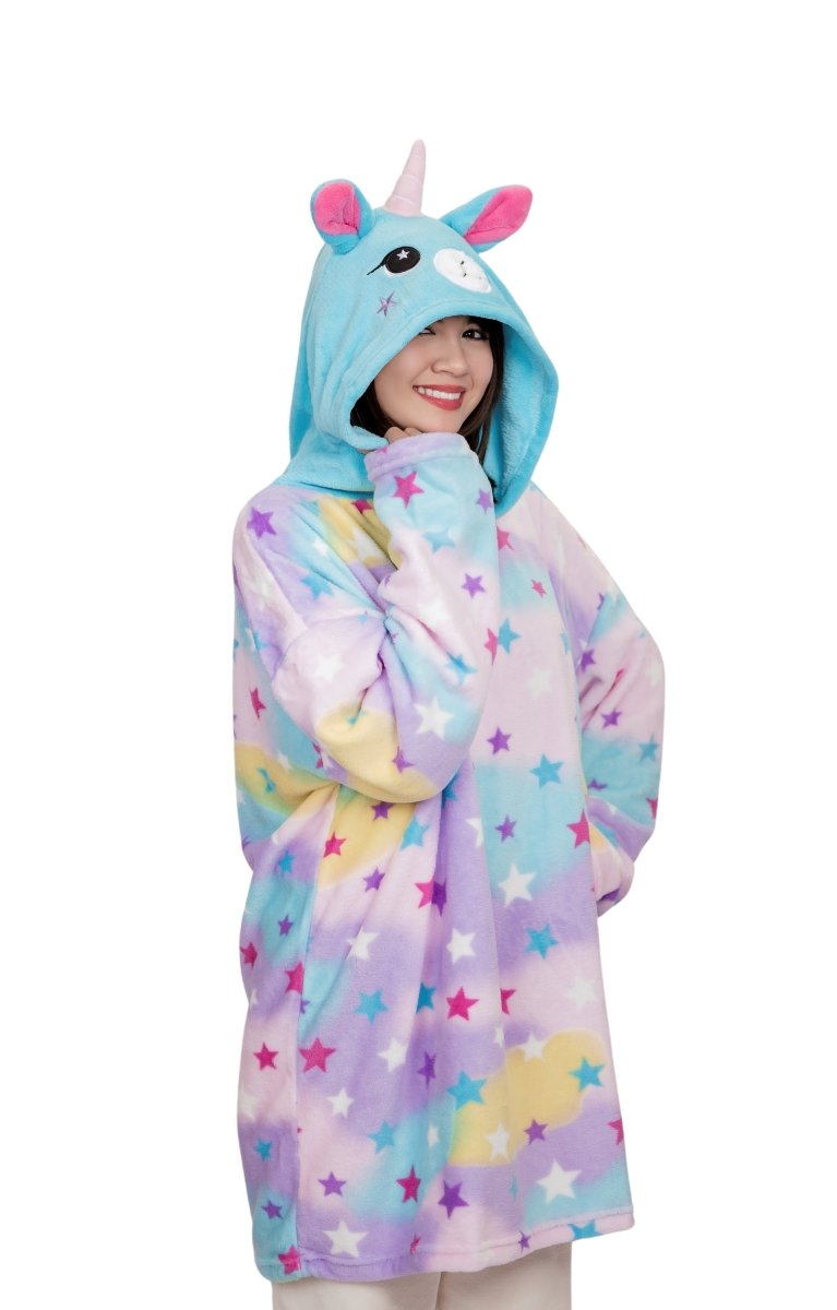 Llamacorn Hooded Blanket