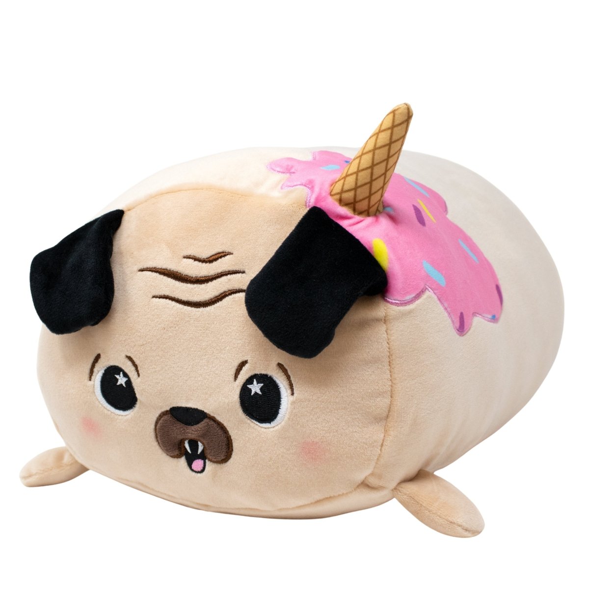 Cream Stuffed Animal with Ice Cream Cone Melting