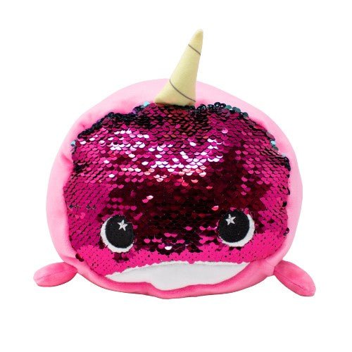 Bubblegum the Narwhal - Sequin Faced