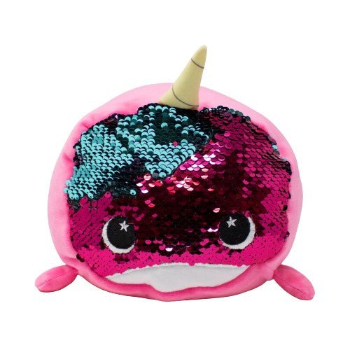 Bubblegum the Narwhal - Sequin Faced