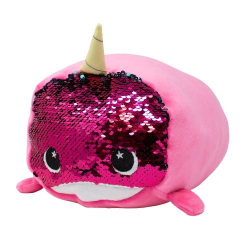 Bubblegum the Narwhal - Sequin Faced