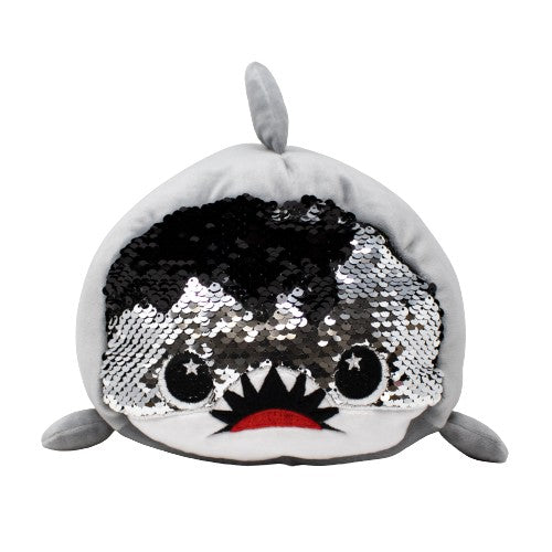 Crush the Shark - Sequin Faced Plushie